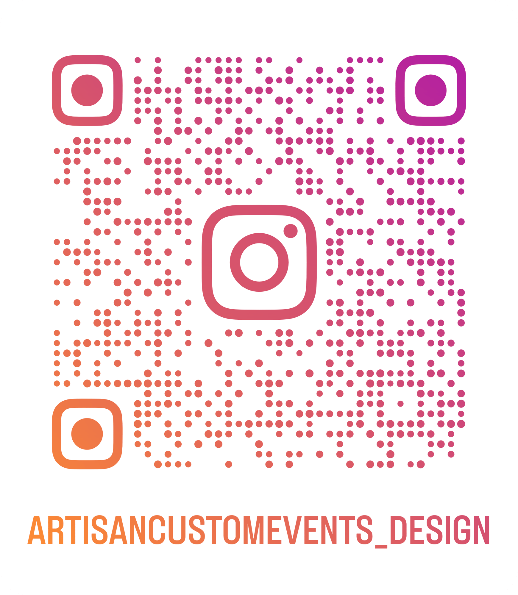 artisancustomevents_design_qr code instagram